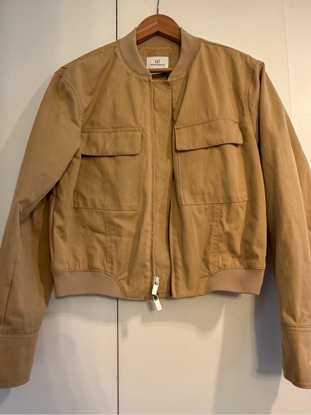 GAP Beige/Tan Women's Bomber Jacket